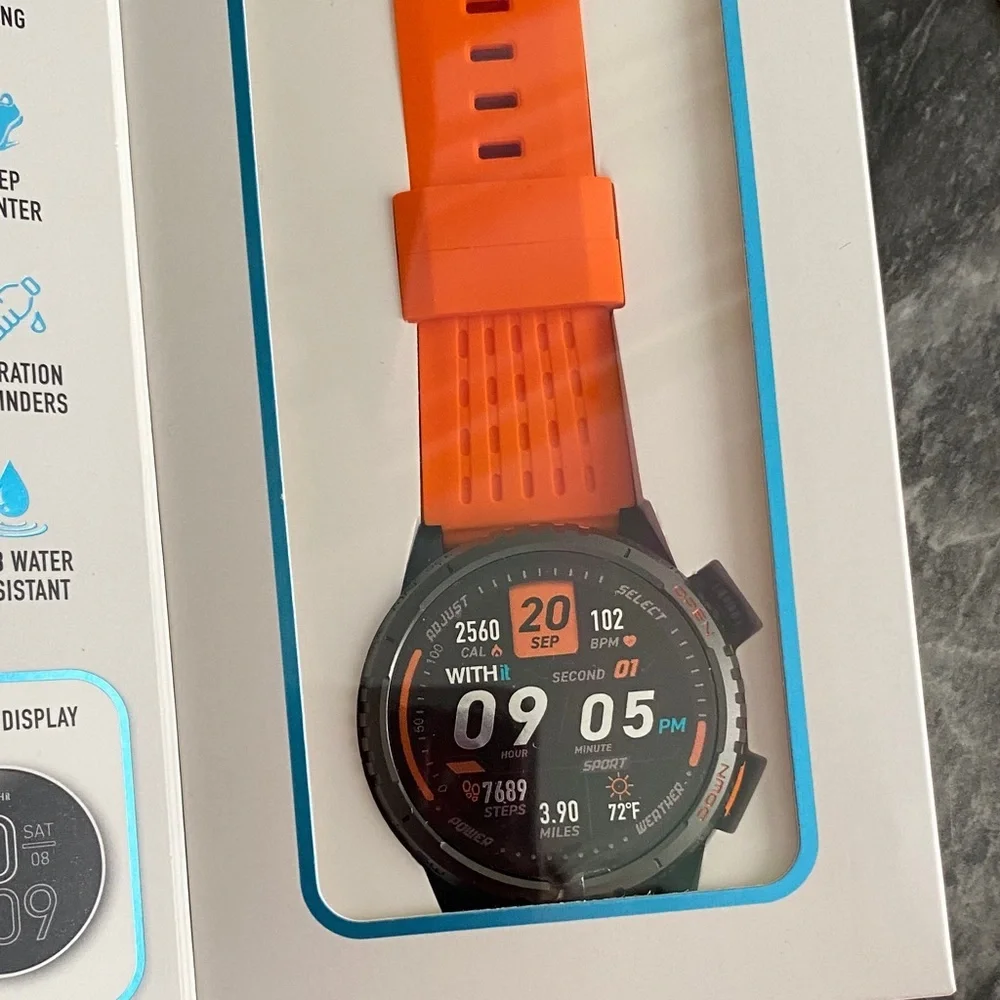 Zetta Smartwatch - Vibrant Orange